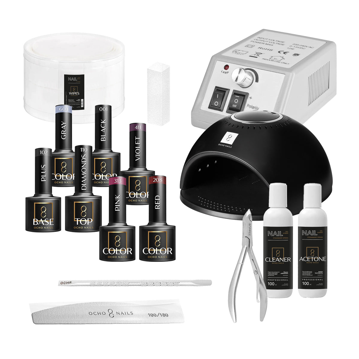 OCHO NAILS kit di avvio ibrido 2